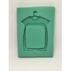 Forma de  Silicone Moldura Cabide Menino cód. FS2032