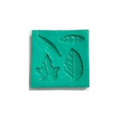 Forma de Silicone Folhas cód. FS1094