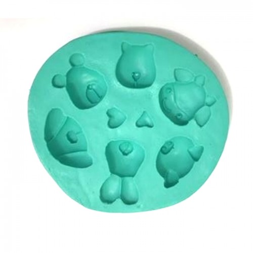 Forma de Silicone Bichinhos cód. FS1080