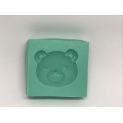 Forma de  Silicone Rosto Urso cód. FS1114