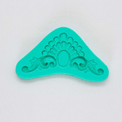 Forma de Silicone  Arabesco quina cód. FS1018