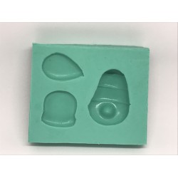 Forma de  Silicone Abelha na Colméia cód. FS1117