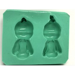 Forma de Silicone - Casal Passarinhos - cód.FS2024