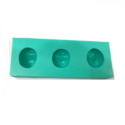 Forma de Silicone Trio Cabeças - Coleção Patrícia Fernandes cód. FS1011